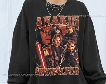 Anakin Skywalker Sweatshirt | Anakin Skywalker Vintage 90' Sweatshirt | Anakin Skywalker Classic Vintage Bootleg Shirt | Anakin Skywalker