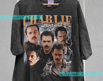 Vintage Charlie Swan Vintage 90's shirt, Billy Burke Fan Made Tee - Team Charlie shirt