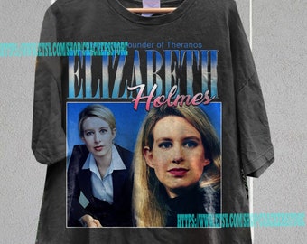 Elizabeth Holmes Theranos T-Shirt: 90s Retro Vintage Style