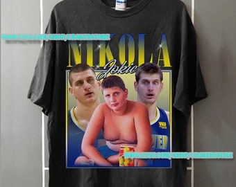 Nikola Jokic Shirt, Basketball shirt, Classic 90s Graphic Tee, Unisex, Vintage Bootleg, Gift, Retro, CRK008