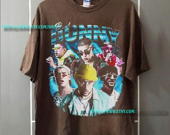 Bad Bunny Unisex Shirt | Bad Bunny Inspired 90's Rap Tshirt | Bad Bunny Graphic Tee 90's | Bad Bunny Merch Shirt