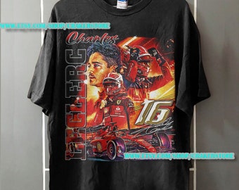 Charles Leclerc Shirt, Formula One Shirt, Classic 90s Graphic Tee, Unisex, Vintage Bootleg, Gift, Retro CRK09F