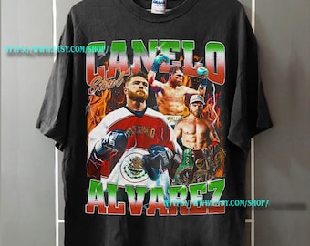 Canelo Alvarez Unisex Shirt | Canelo Alvarez Vintage 90' Shirt |  Canelo Alvarez Classic Vintage Bootleg Shirt | Canelo Alvarez Boxing Shirt
