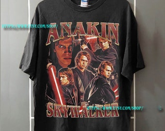 Anakin Skywalker Shirt | Anakin Skywalker Vintage 90' Shirt | Anakin Skywalker Classic Vintage Bootleg Shirt | Anakin Skywalker Tee Red01