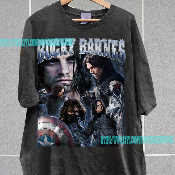 Bucky Barnes Winter Soldier T shirt , Sebastian Stan T Shirt, The Falcon And Winter Soldier Homage T-Shirt, CRK66