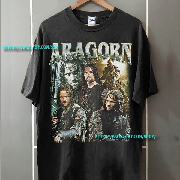 Aragorn Unisex Shirt | Aragorn Vintage 90' Shirt | Aragorn Classic Vintage Bootleg Shirt | Aragorn Graphic Tee Unisex