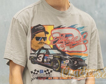 Vintage 90S Dale Earnhardt Nascar Racing T Shirt,  Dale Earnhardt  Unisex Ultra Cotton Tee, CRK01SAND