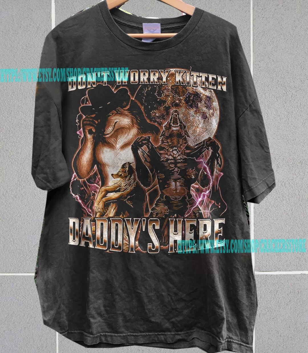 Don't Worry Kitten Daddy's Here Meme T Shirt, Unisex Shirt 25BX08 - Etsy