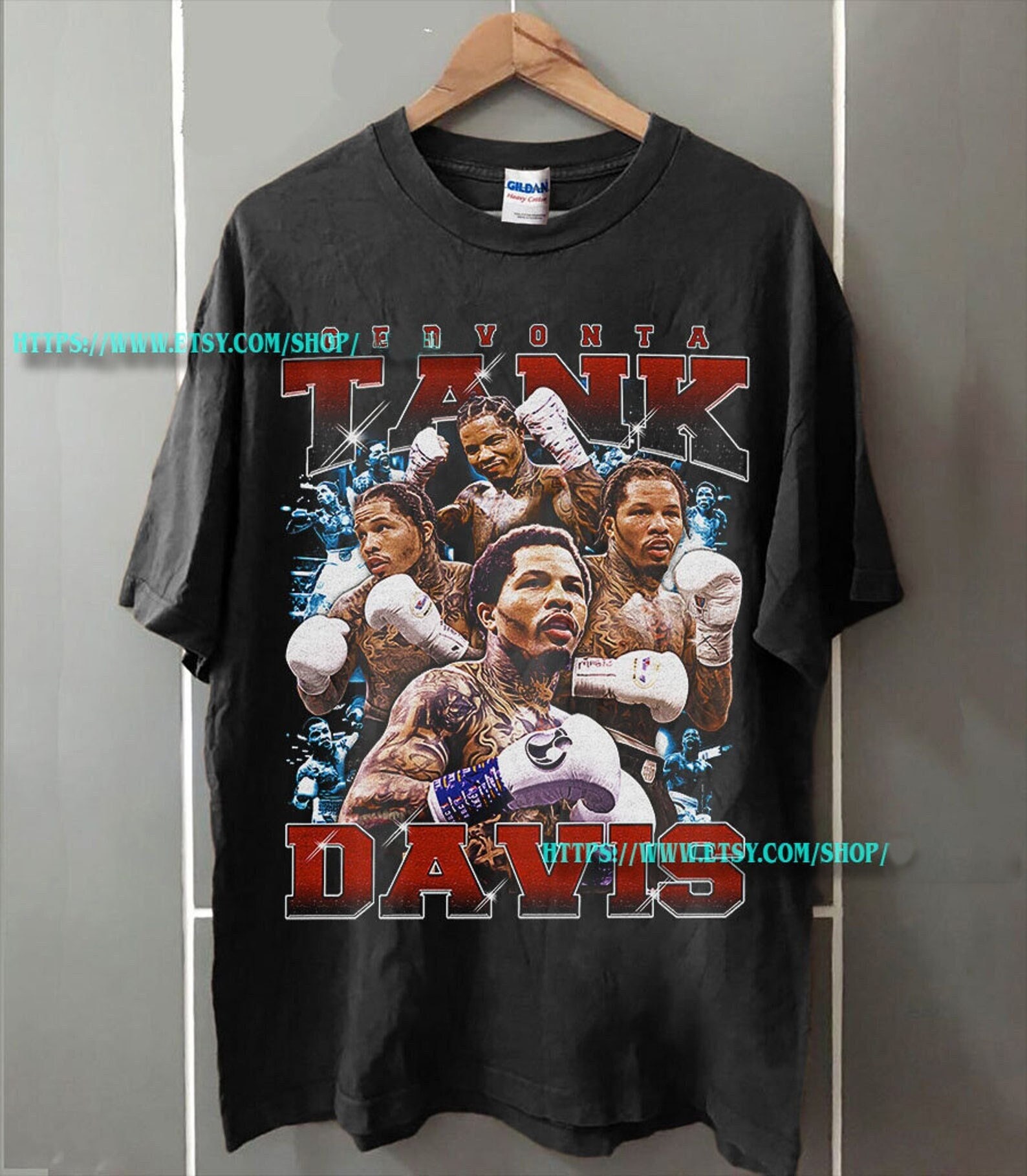 Gervonta Tank Davis Graphic T-shirt: Vintage 90's Bootleg Style - Etsy