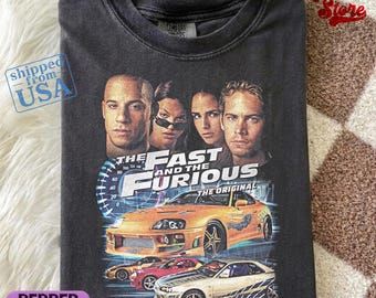 The Fast and the Furious Original Movie Shirt, Car Racing Fan Tee