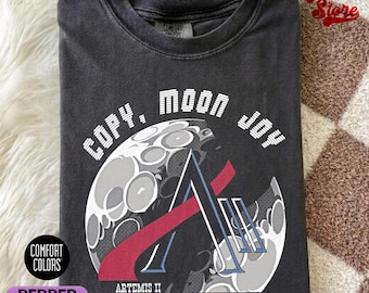 Comfort Colors Artemis II Moon Joy Space Shirt