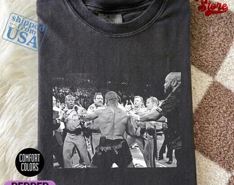 Vintage Mike Tyson Graphic Tee, 90s Boxing Comfort Colors Shirt