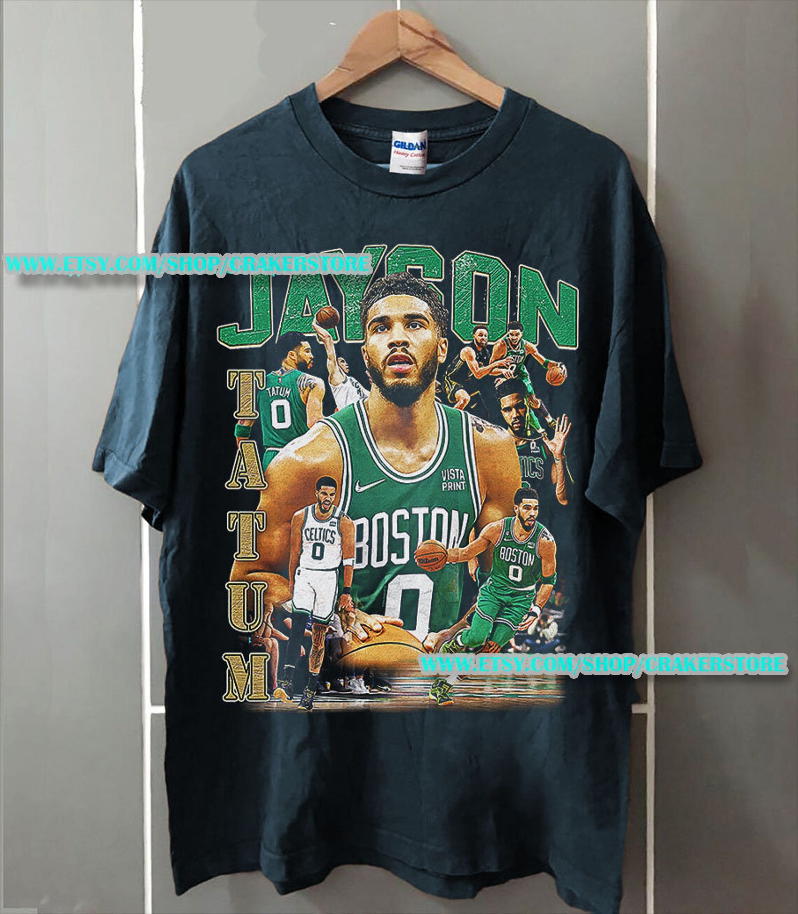 Vintage NBA Basketball Boston Celtics Jayson Tatum Shirt - Bring
