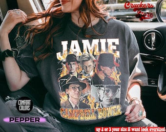 Jamie Campbell Bower Bootleg T-shirt, Comfort Colors Unisex Tee