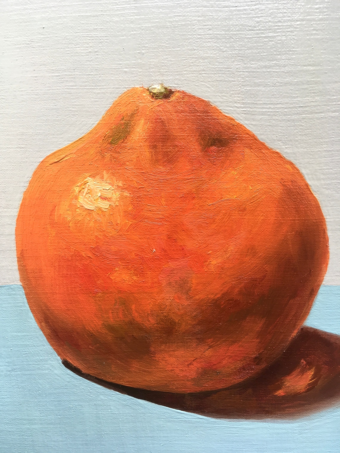 Orange Painting Fruit Original Art Still Life Painting Realism Etsy