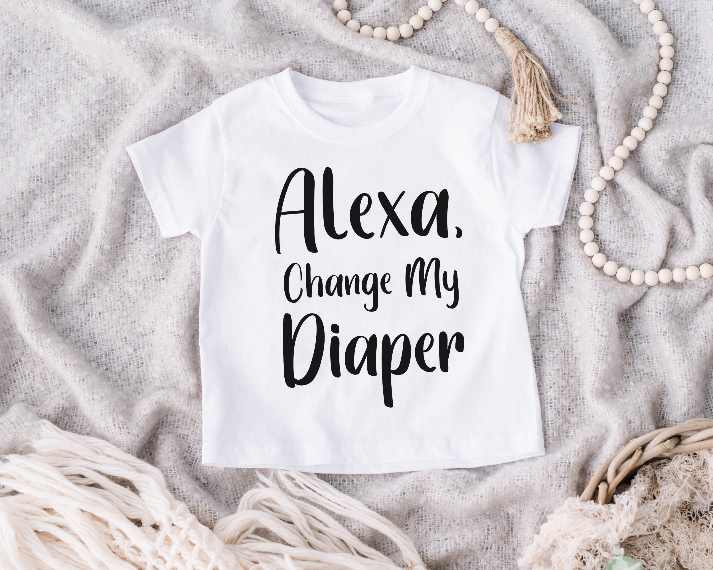 Alexa Change My Diaper SVG Bodysuit Alexa SVG Onesie Baby Alexa Change