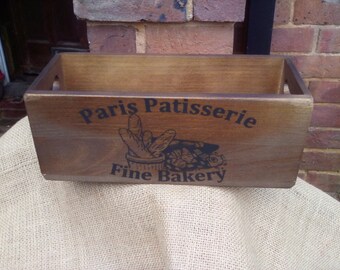 Rustic wood storage box Elland Road Top Christmas gift for Leeds football fans