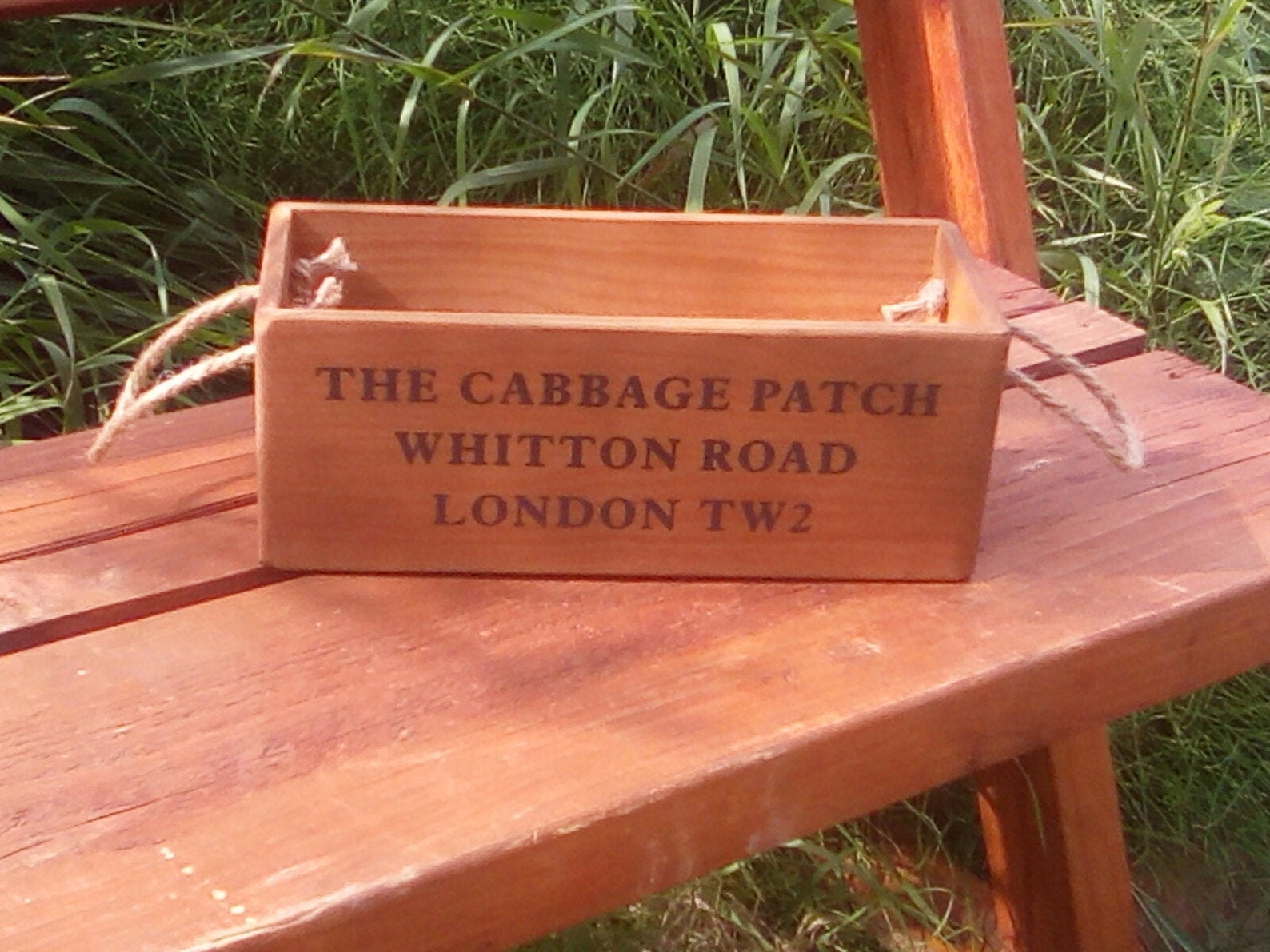 The cabbage patch twickenham rustic wooden storage box great etsy uk