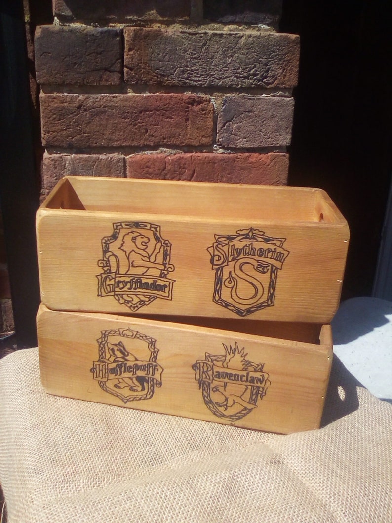 BEST SELLER. Harry Potter style wooden storage box with all of Etsy