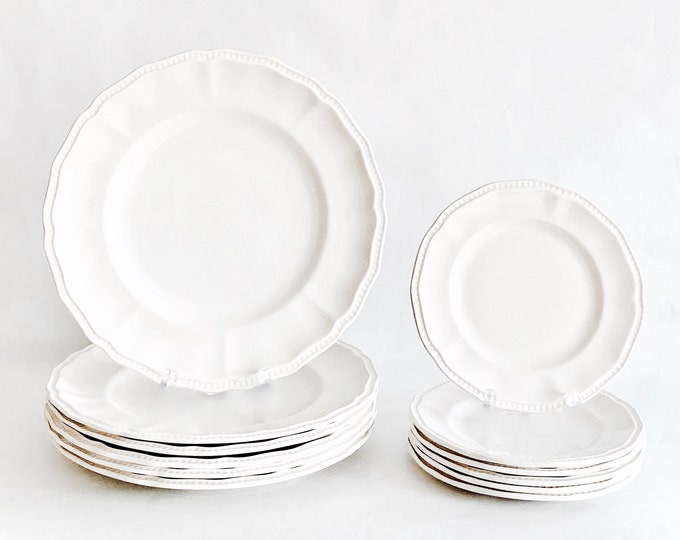 12 Pc Vintage Ironstone Kensington Staffordshire Dinner & Etsy