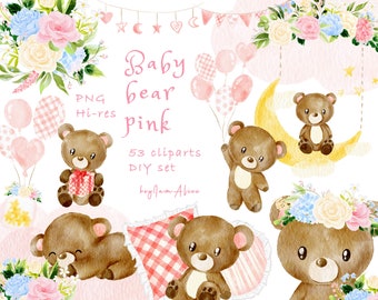 Baby Bear Clipart Etsy