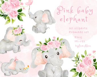 Download Baby Elephant Svg Etsy
