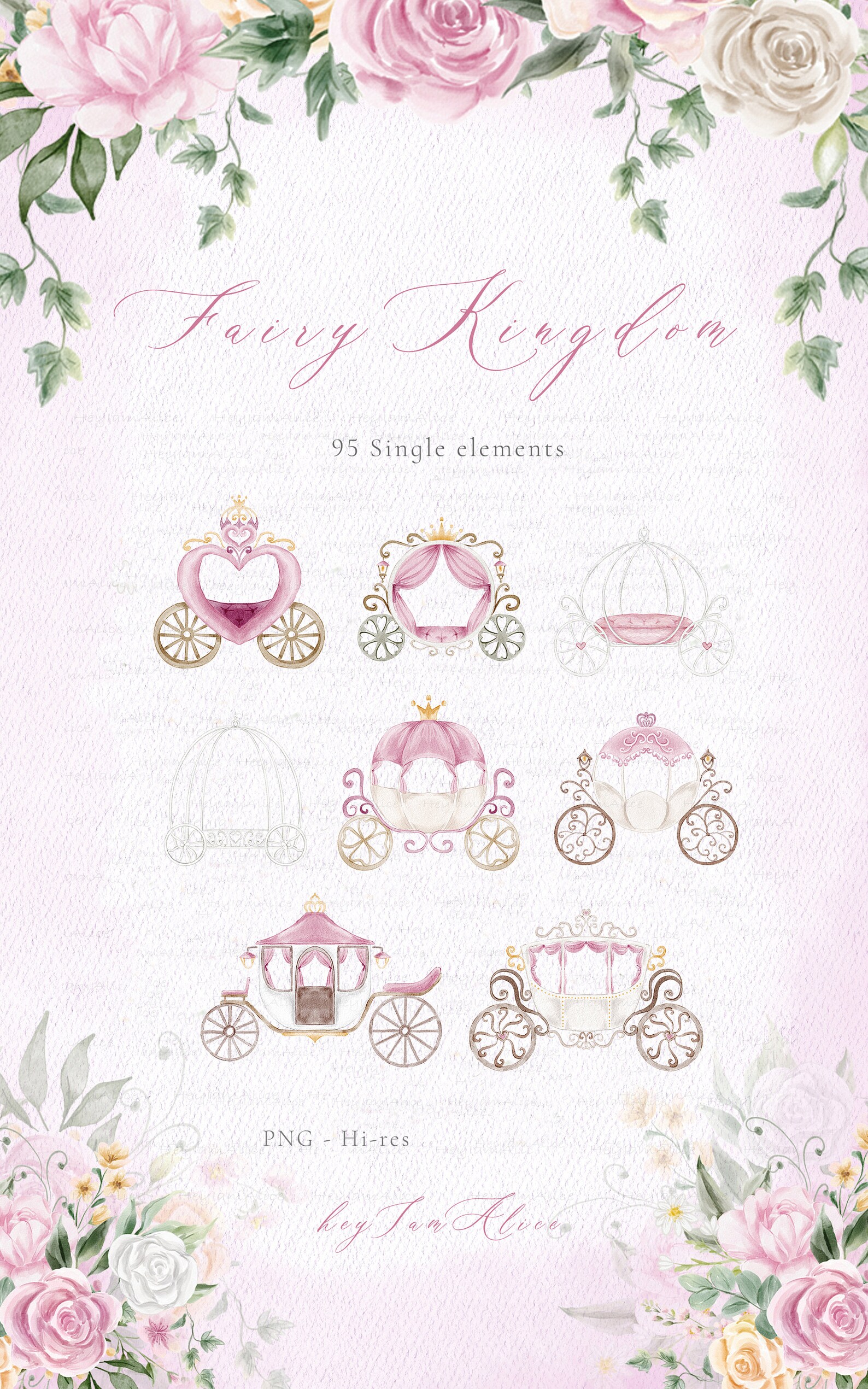Baby Girl Watercolor Clipart, Little Princess Clipart, Nursery Clipart ...