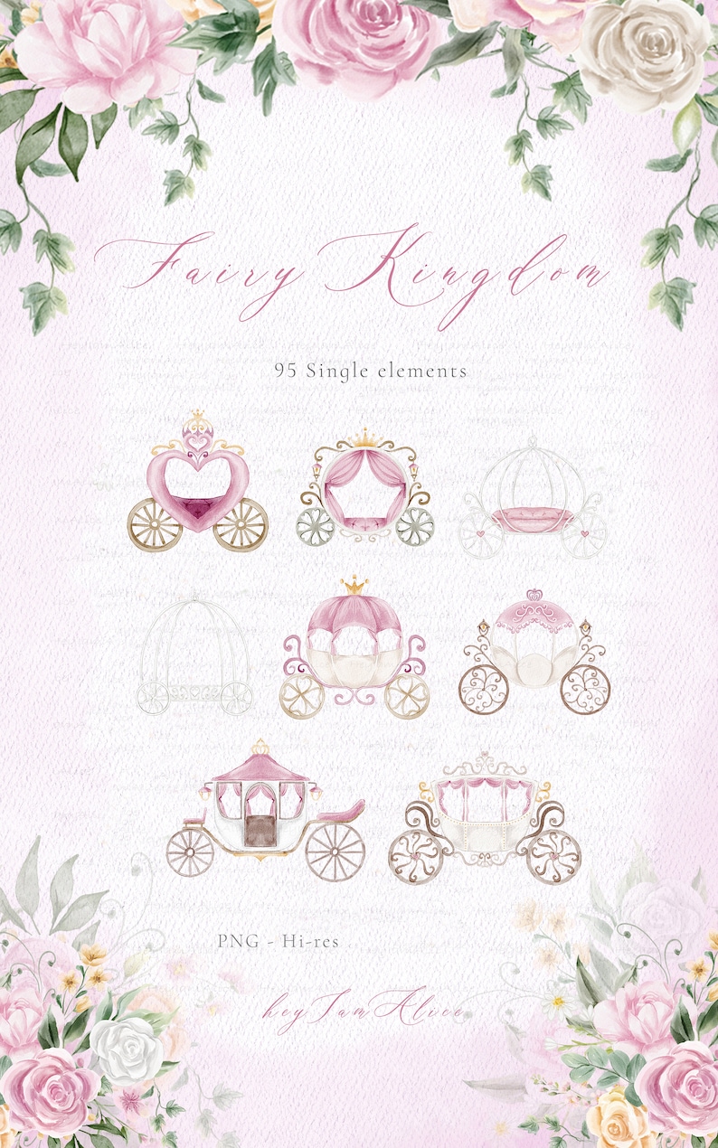 Baby Girl Watercolor Clipart, Little Princess Clipart, Nursery Clipart ...