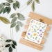 April Flower Digital Sticker PRINTABLE Sticker Sheet - Etsy
