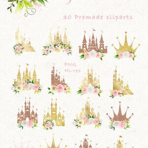 Baby Girl Watercolor Clipart, Little Princess Clipart, Nursery Clipart ...