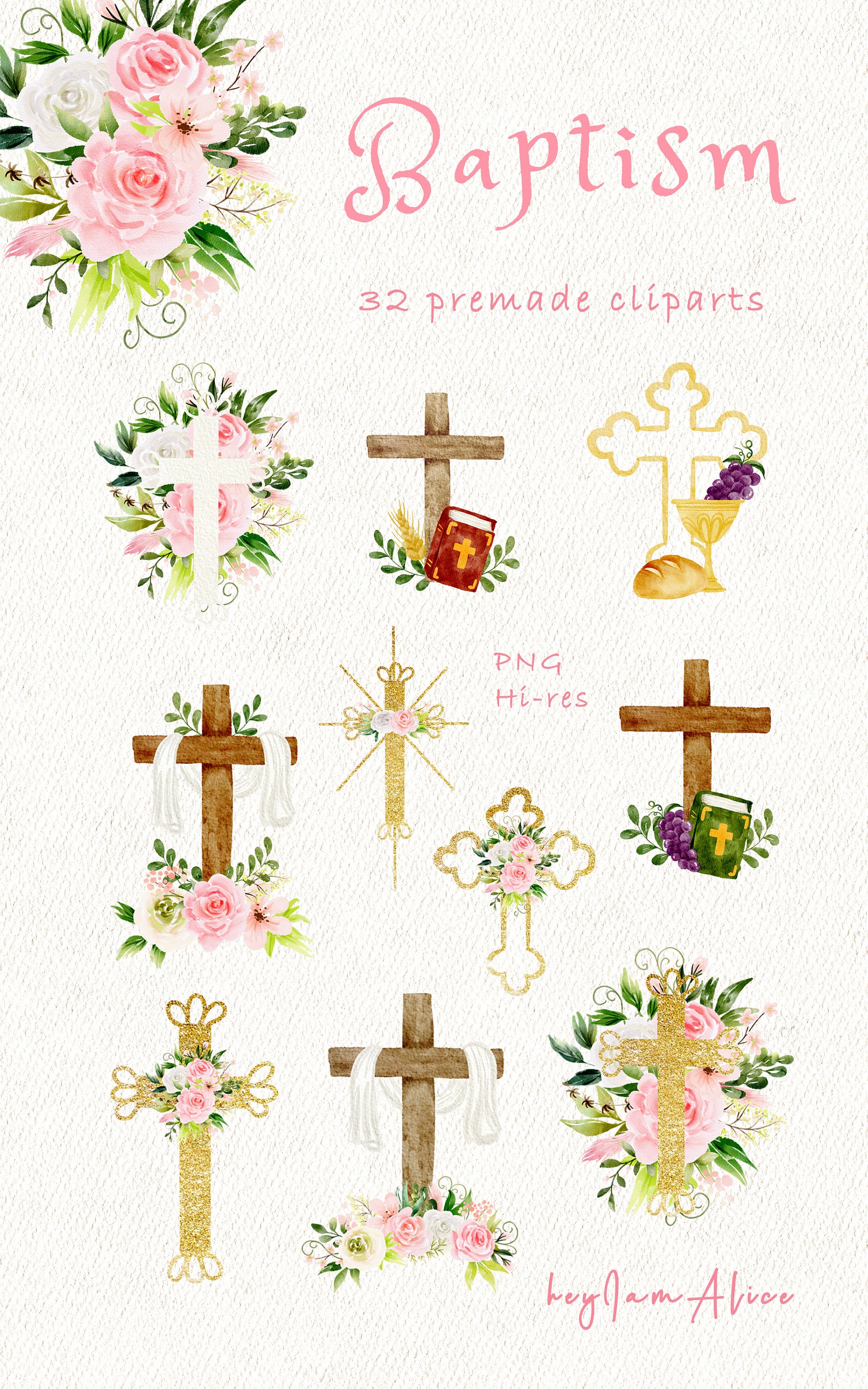 Imágenes Prediseñadas de bautismo, gráfico de cruz floral PNG, imágenes  prediseñadas de primera comunión, ángel PNG, bautismo de niña, gráfico de  bautizo, imágenes prediseñadas de bebé PNG - Etsy México, image size:1875x3000