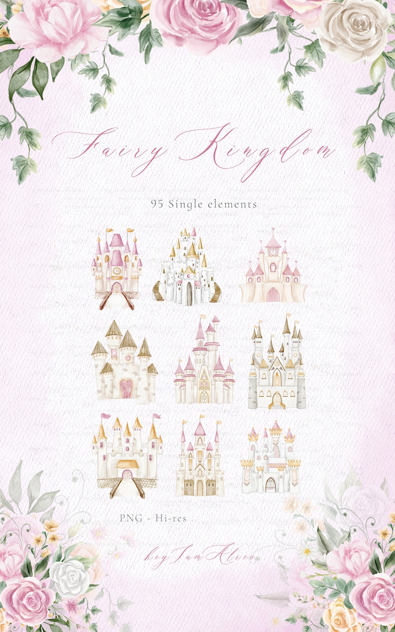 Baby Girl Watercolor Clipart, Little Princess Clipart, Nursery Clipart ...