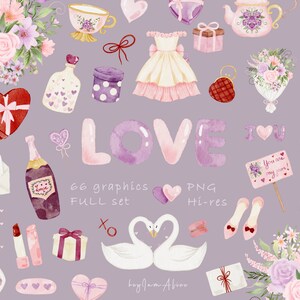 Clipart aquarela dos namorados PNG, gráfico de casal de amor PNG, clipart romântico de amor, design de sublimação PNG, dia dos namorados, gráficos de coração
