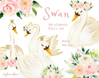 白鳥のクリップアート PNG、水彩画の白鳥、無料の商用利用、保育園のクリップアート、バレエの白鳥、プリンセスの白鳥、ピンクの花のクリップアート PNG、ベビーシャワー