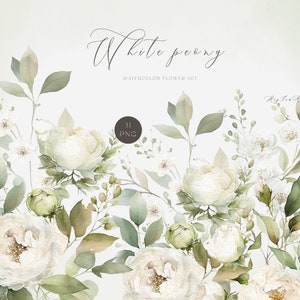 WHITW Pfingstrose Blumen Aquarell Clipart, zart rosa zarte PNG, florale Einladung, Blumenstrauß, Hochzeit Clipart, Sublimation Design
