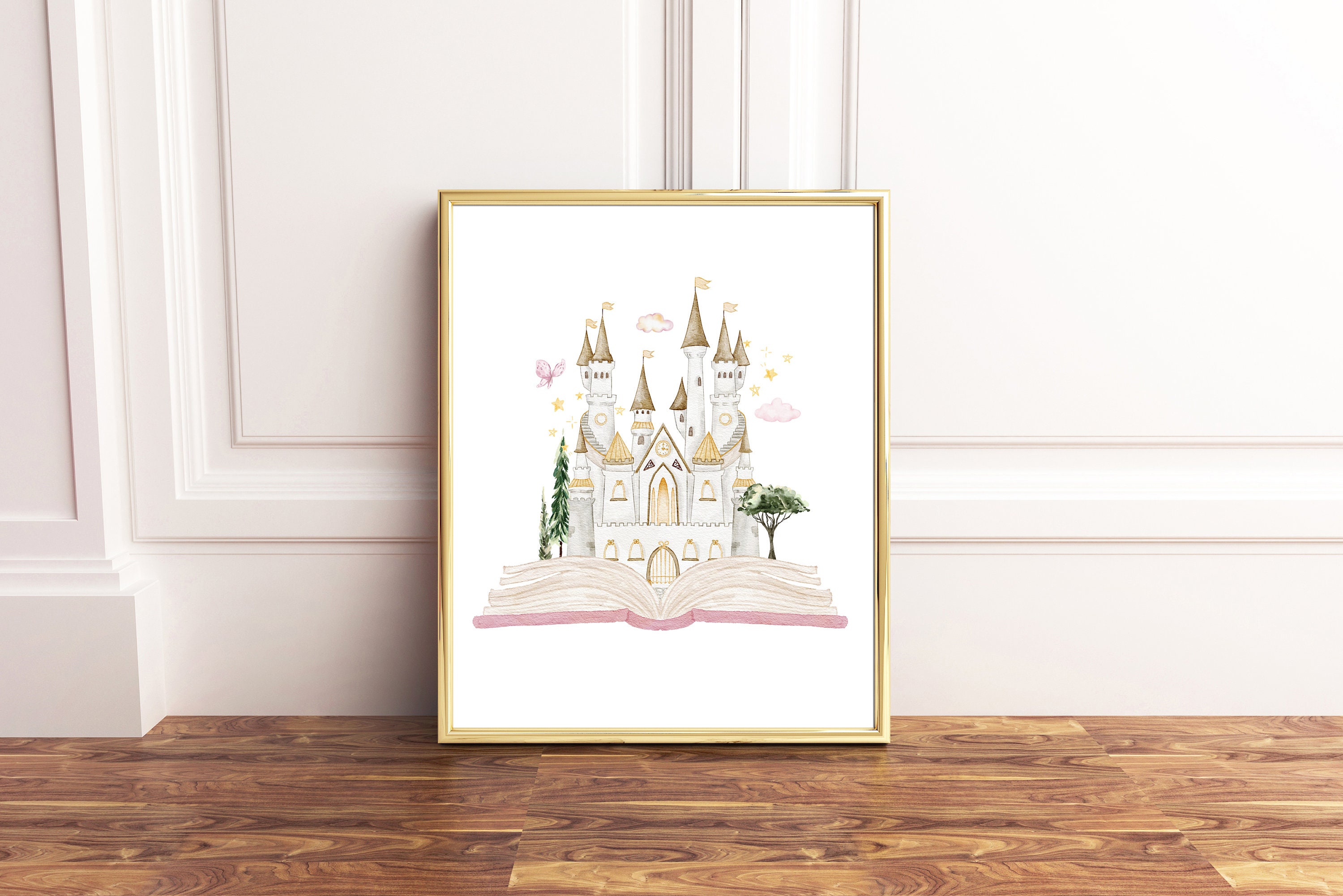 Baby Girl Watercolor Clipart, Little Princess Clipart, Nursery Clipart ...