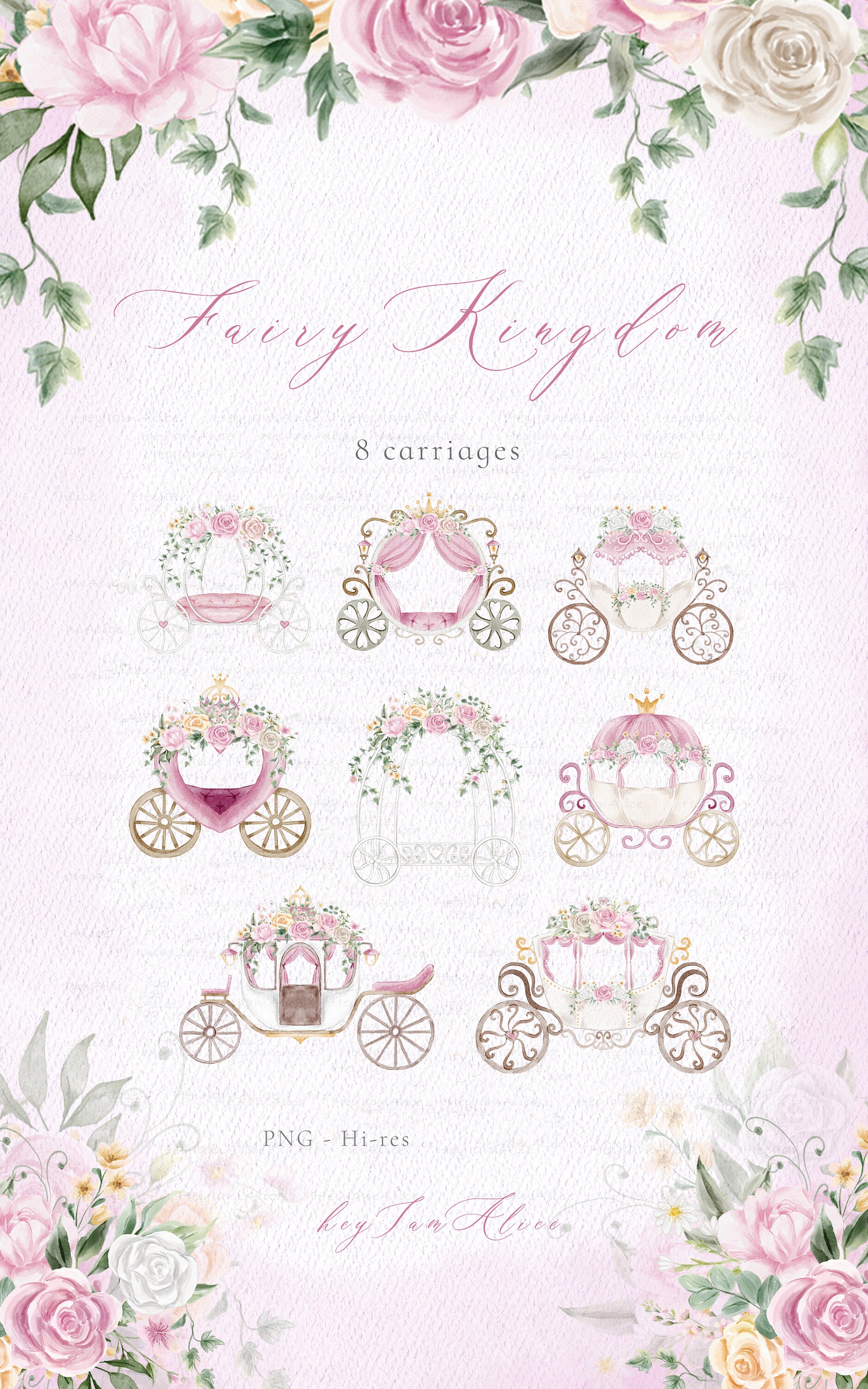 Baby Girl Watercolor Clipart, Little Princess Clipart, Nursery Clipart ...
