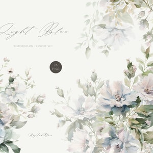 Zachte bloei bloem aquarel clipart, gloed blauwe elegante bloemen PNG, bloemenuitnodiging, bloemboeket, bruiloft clipart, sublimatie ontwerp