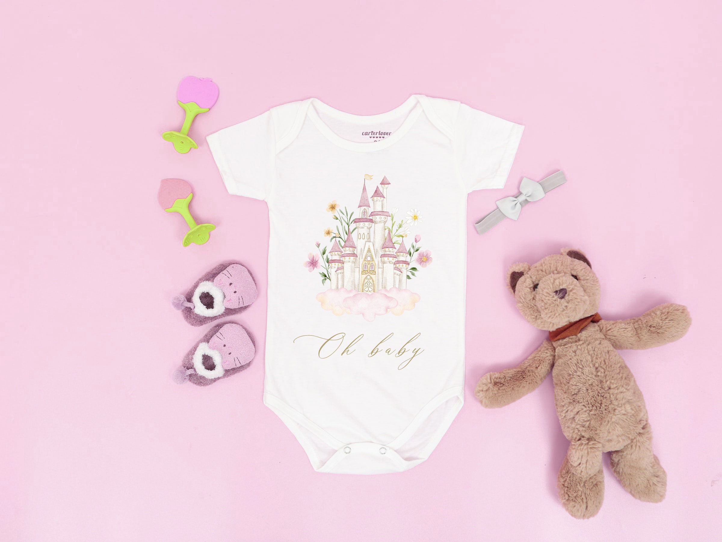 Baby Girl Watercolor Clipart, Little Princess Clipart, Nursery Clipart ...