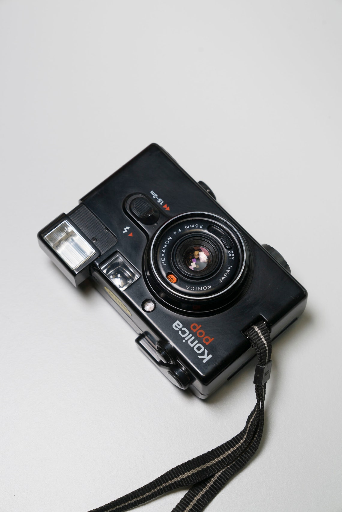 Konica POP 80s iconic analog point and shoot camera BLACK Etsy