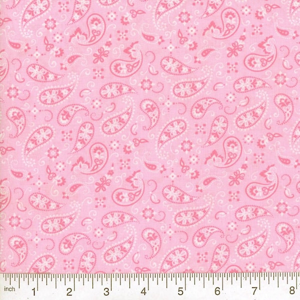 Pink Bandana Fabric Etsy
