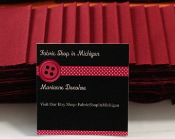 Jelly Roll Burgundy Solids Half Pack MDG  Jelly Roll, 20 strips 2 1/2 x 44