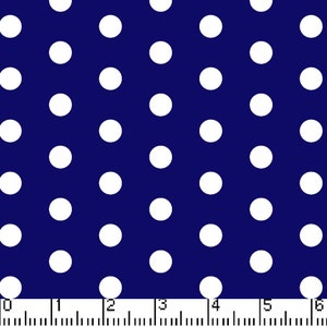 Fabric By The Yard Blue/Royal MDG Royal Little Dot