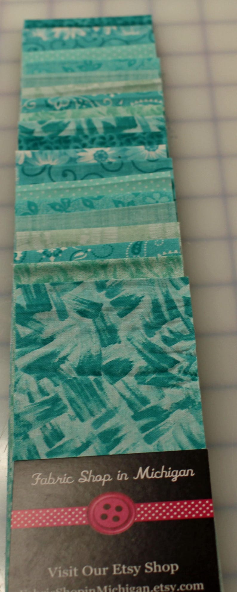 Jelly Roll Prints Caribbean MDG Jelly Roll, 40 strips 2 1/2 x 45 " 100 percent Quality Cotton. Bild 2