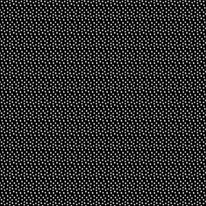 Puede incluir: Fondo negro con un patrón repetitivo de pequeños puntos blancos de forma irregular. Los puntos están dispersos por toda la superficie, creando una apariencia moteada. El patrón es consistente y cubre toda la imagen.