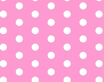 Fabric By The Yard Pink MDG Pink Little Dot