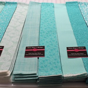 Jelly Roll Prints Caribbean MDG Jelly Roll, 40 strips 2 1/2 x 45 " 100 percent Quality Cotton. Bild 3