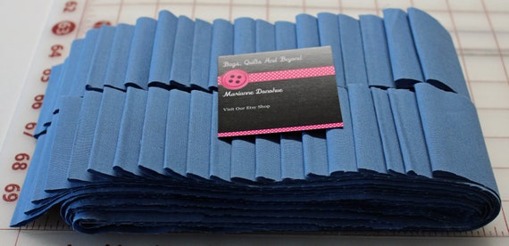 Jelly Roll Solid Wedgewood Blue MDG Dream Cotton Jelly Roll, 40 strips 2 1/2 x 44 " 100 percent Combed Cotton.