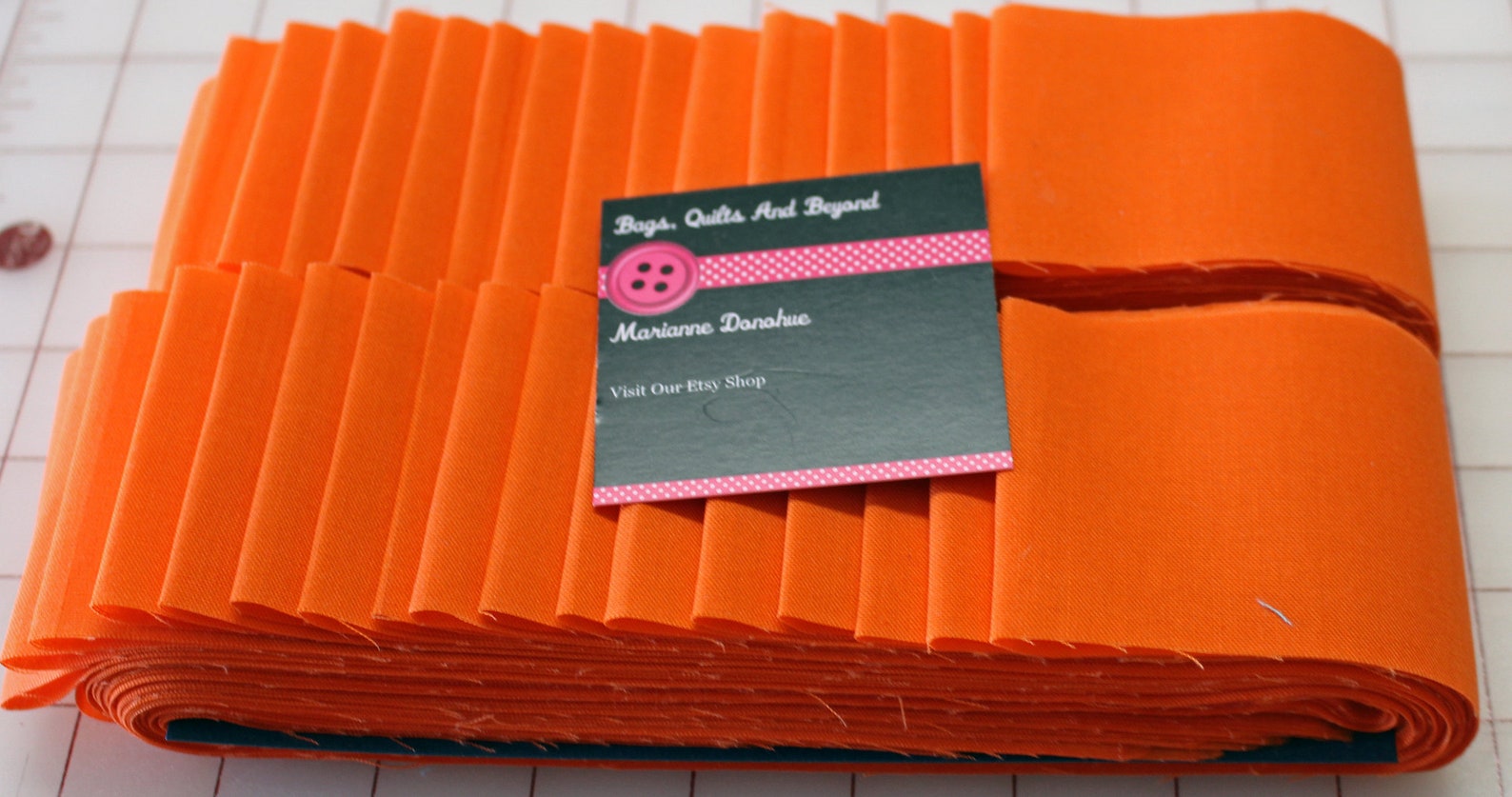 Jelly Roll Solid Orange MDG Dream Cotton Flat Fold Jelly Roll Etsy