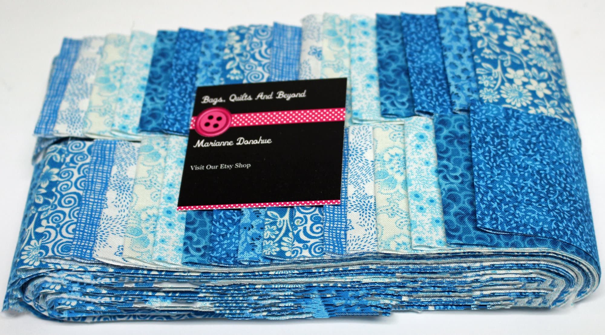 Jelly Roll Prints Turquoise MDG Classics Jelly Roll 40 strips Etsy